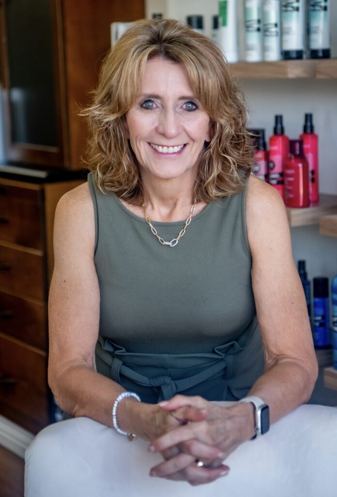 photo of a former salon owner in Colorado who now sells beauty industry businesses