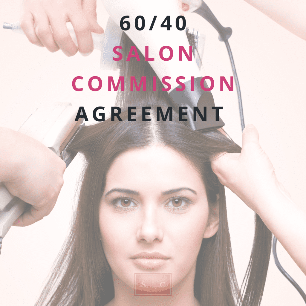 salon commission split