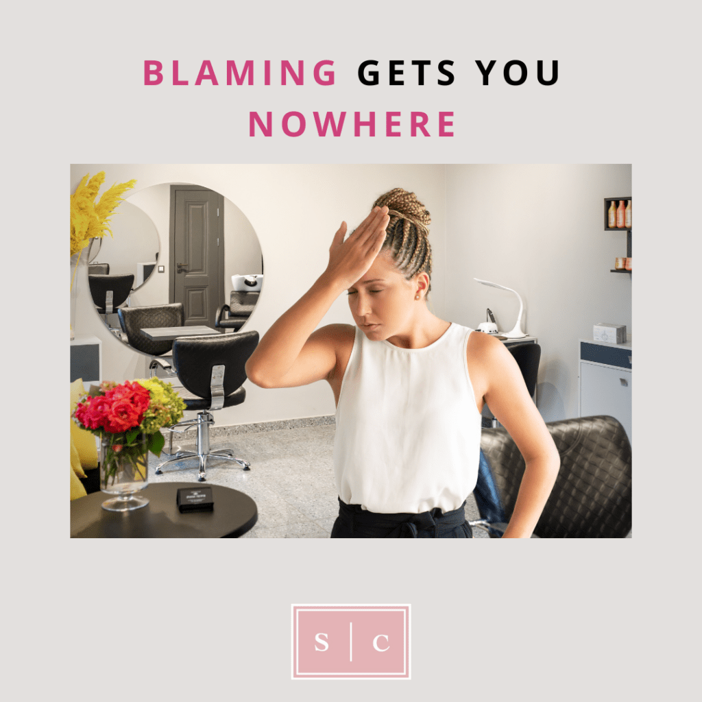 taking responsibility for failures in salons