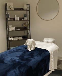 photo of a room that is used to perform skincare treatments in scott county IA