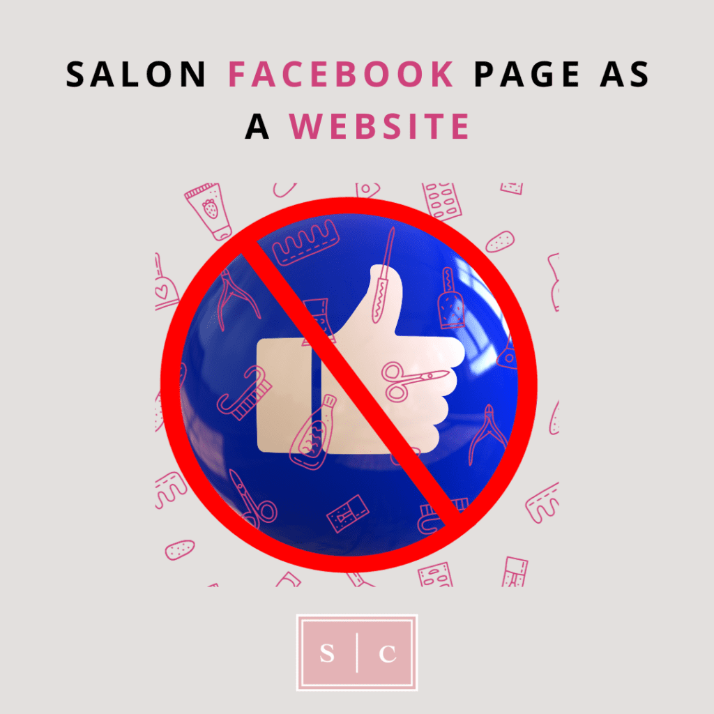 should salons have a website?