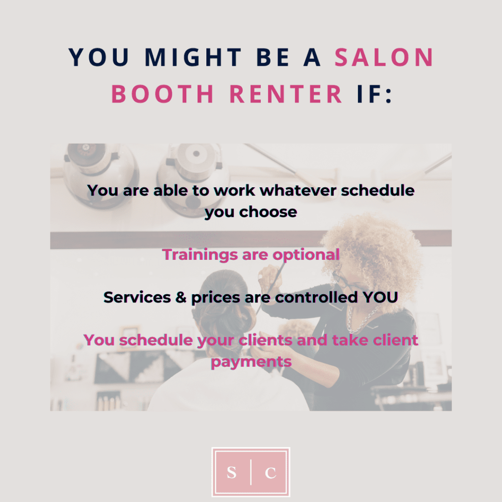 how to know if you are an independent contractor in a salon